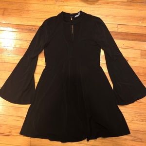 BCBGeneration Black Cut-Out Dress